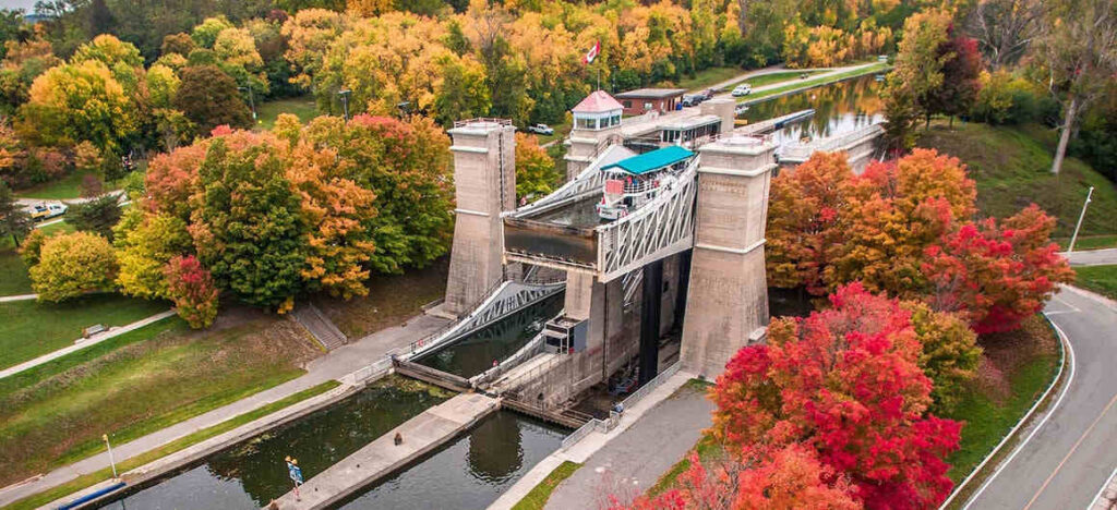 Canada, Ontario, tourist, Peterborough, lift lock